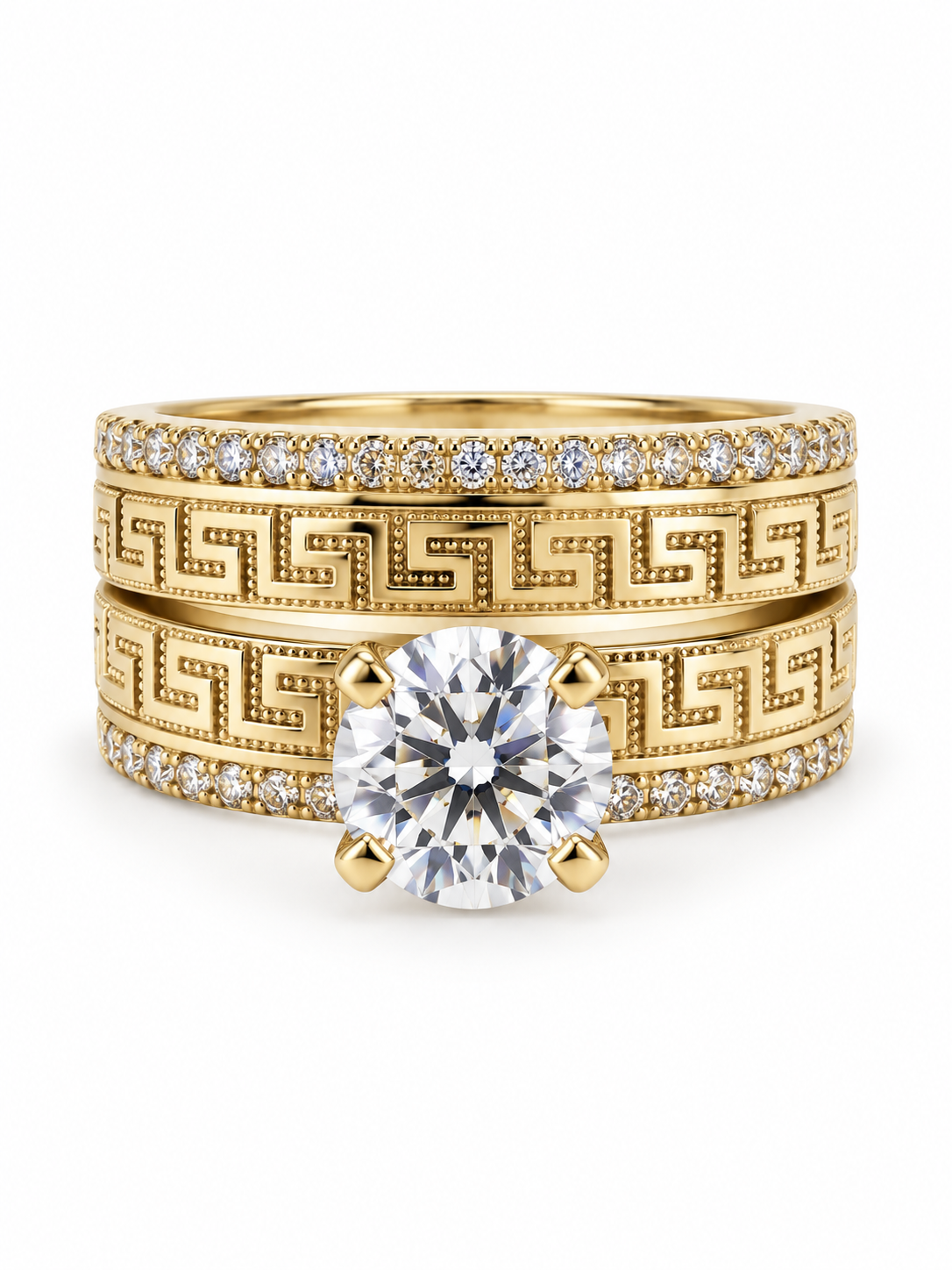 10 KT ANILLOS DE COMPROMISO DE MUJER
