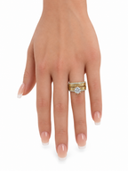 10 KT ANILLOS DE COMPROMISO DE MUJER