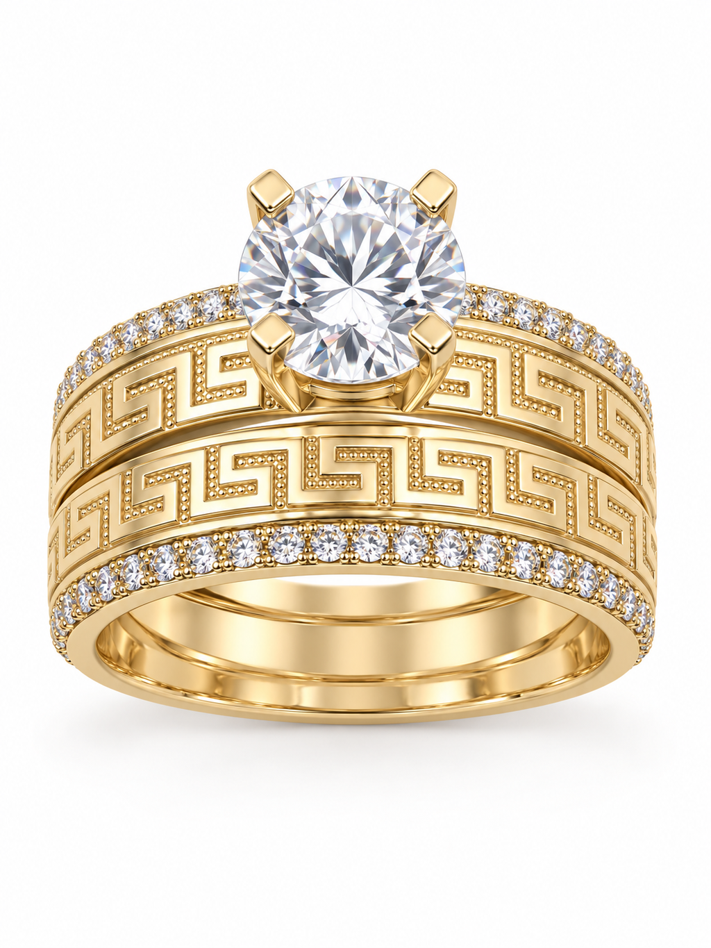 10 KT ANILLOS DE COMPROMISO DE MUJER