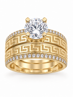 10 KT ANILLOS DE COMPROMISO DE MUJER