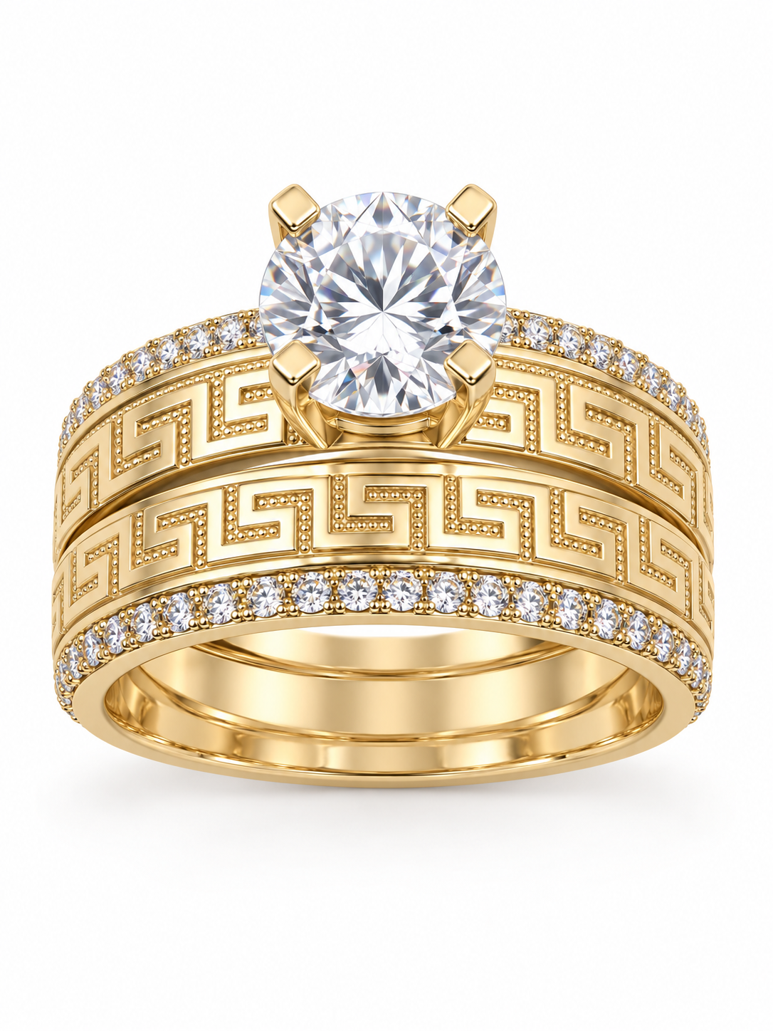 10 KT ANILLOS DE COMPROMISO DE MUJER