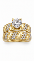 10 KT ANILLOS DE COMPROMISO DE MUJER