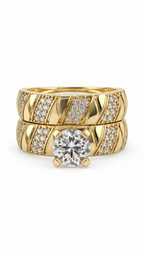 10 KT ANILLOS DE COMPROMISO DE MUJER