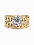 10 KT ANILLOS DE COMPROMISO DE MUJER