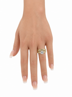 10 KT ANILLOS DE COMPROMISO DE MUJER