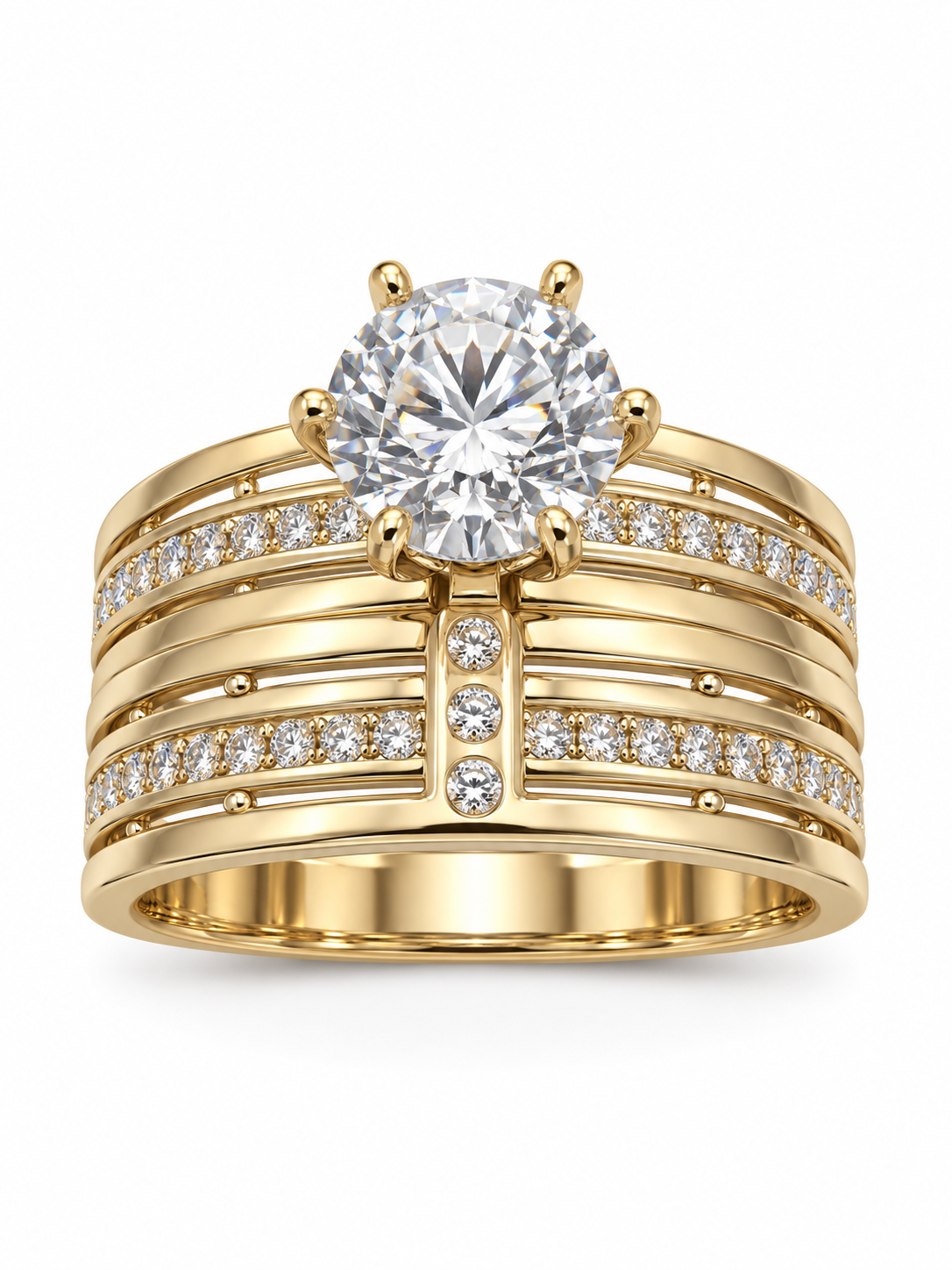 10 KT ANILLOS DE COMPROMISO DE MUJER