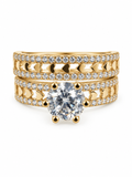 10 KT ANILLOS DE COMPROMISO DE MUJER