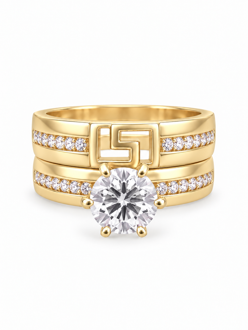 10 KT ANILLOS DE COMPROMISO DE MUJER
