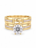 10 KT ANILLOS DE COMPROMISO DE MUJER