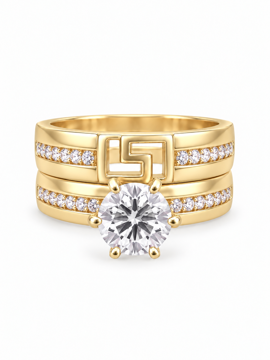 10 KT ANILLOS DE COMPROMISO DE MUJER