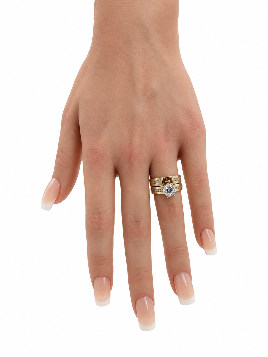 10 KT ANILLOS DE COMPROMISO DE MUJER