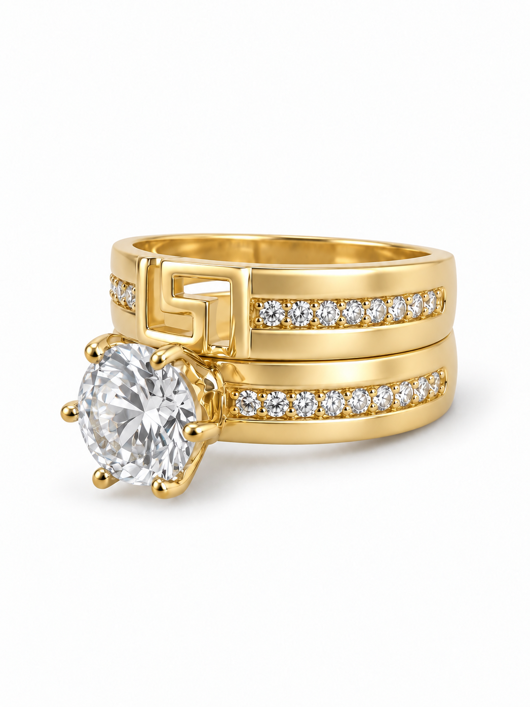10 KT ANILLOS DE COMPROMISO DE MUJER