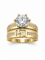 10 KT ANILLOS DE COMPROMISO DE MUJER