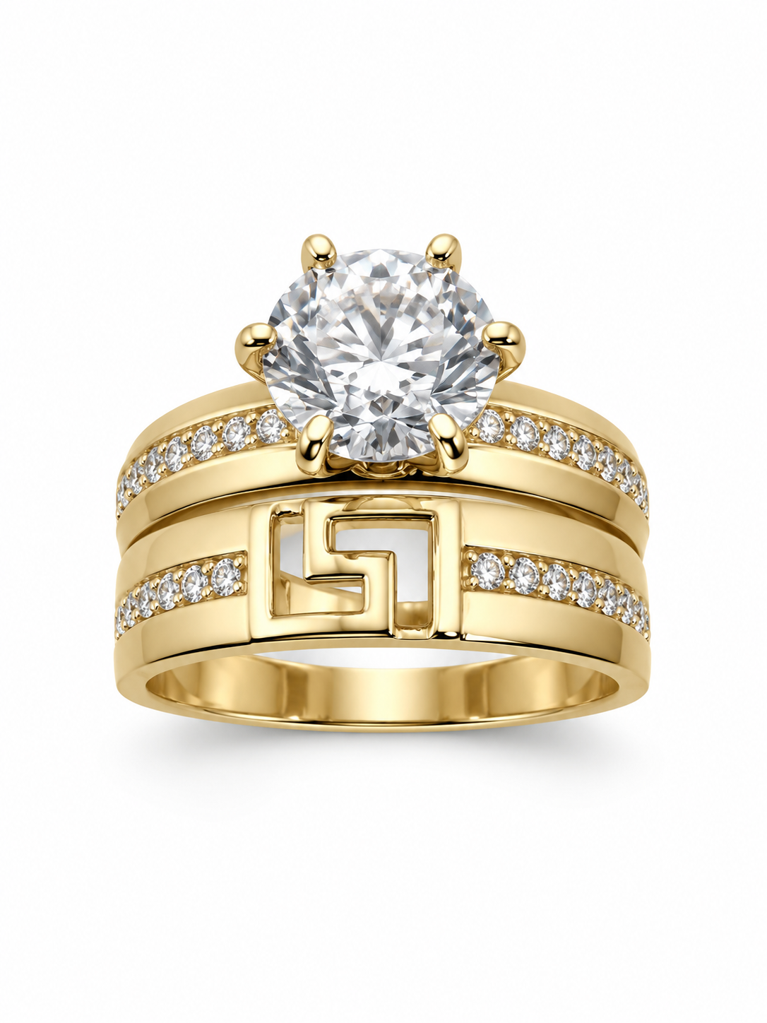 10 KT ANILLOS DE COMPROMISO DE MUJER