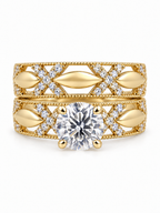 10 KT ANILLOS DE COMPROMISO DE MUJER