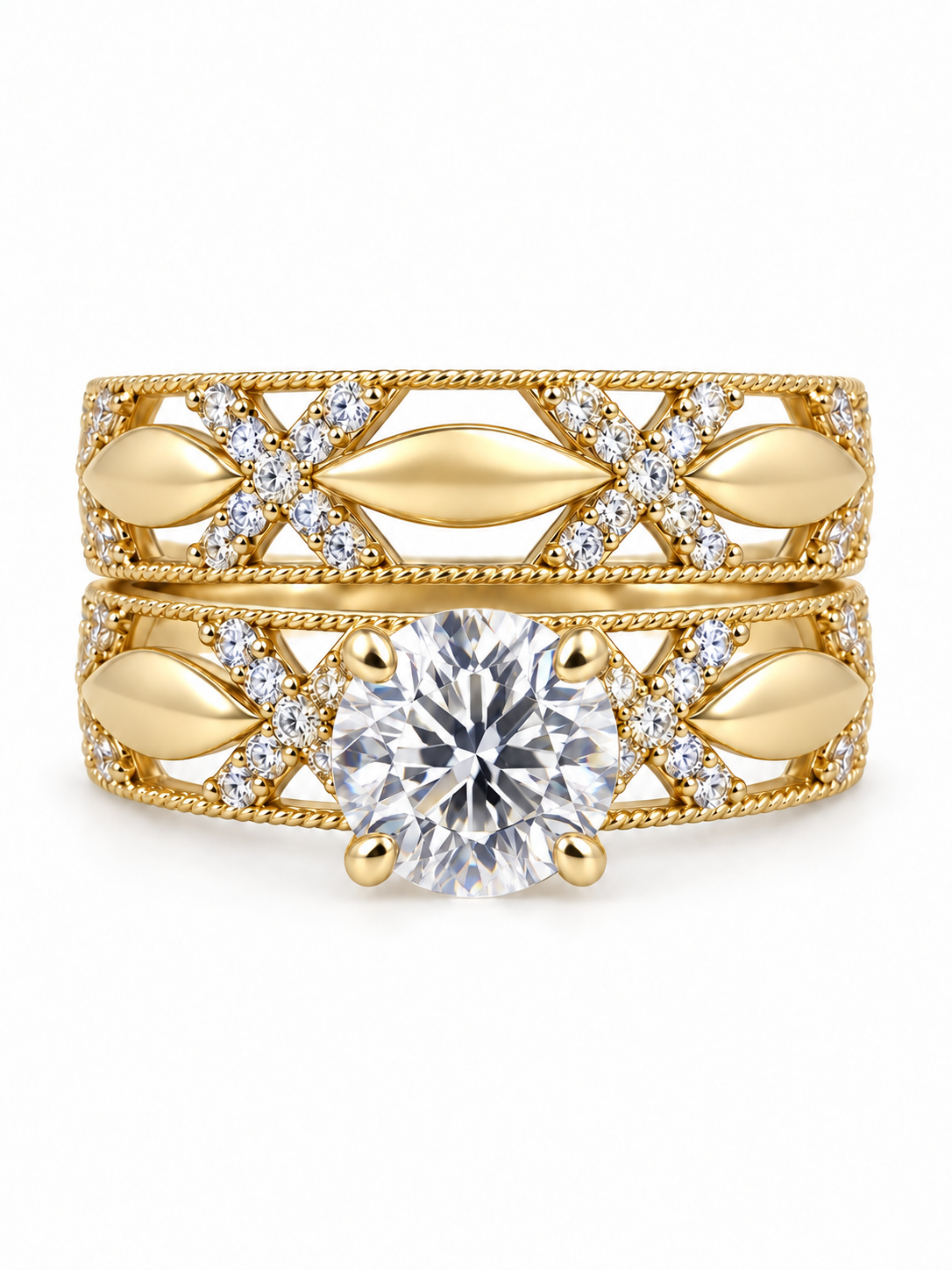 10 KT ANILLOS DE COMPROMISO DE MUJER