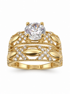 10 KT ANILLOS DE COMPROMISO DE MUJER