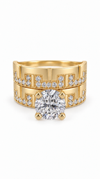 10 KT ANILLOS DE COMPROMISO DE MUJER