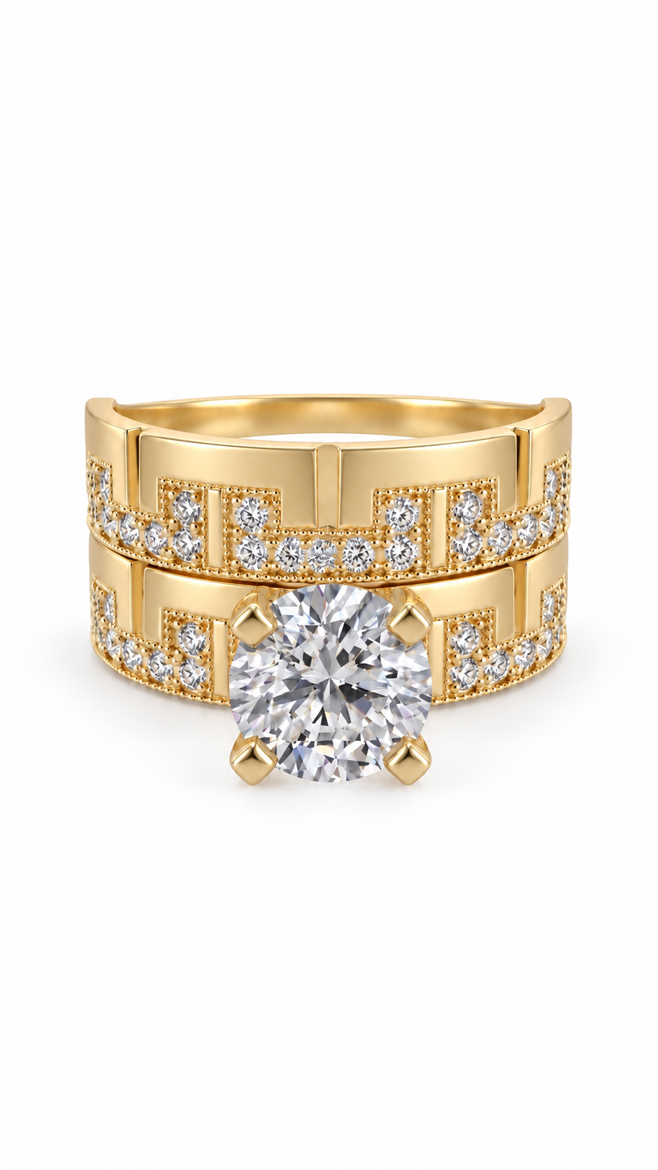 10 KT ANILLOS DE COMPROMISO DE MUJER