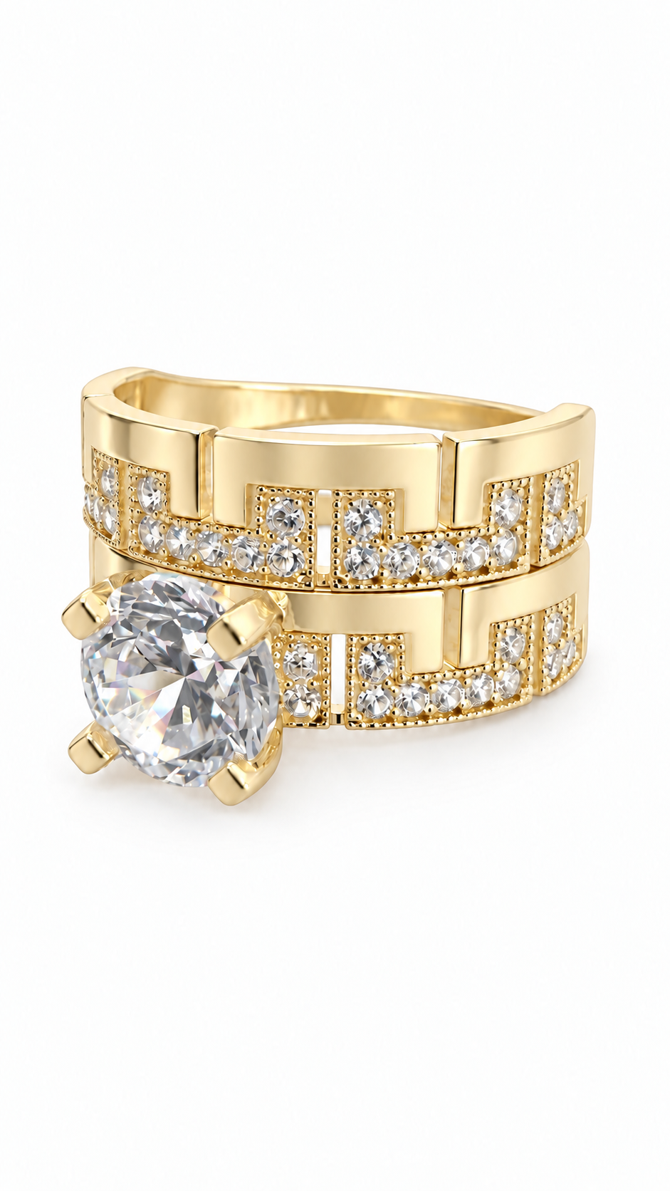 10 KT ANILLOS DE COMPROMISO DE MUJER