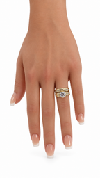 10 KT ANILLOS DE COMPROMISO DE MUJER