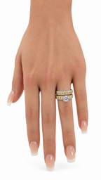 10 KT ANILLOS DE COMPROMISO DE MUJER