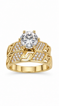 10 KT ANILLOS DE COMPROMISO DE MUJER
