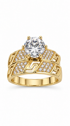 10 KT ANILLOS DE COMPROMISO DE MUJER
