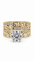 10 KT ANILLOS DE COMPROMISO DE MUJER