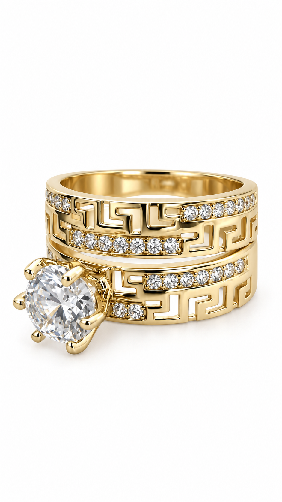 10 KT ANILLOS DE COMPROMISO DE MUJER