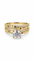 10 KT ANILLOS DE COMPROMISO DE MUJER