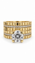 10 KT ANILLOS DE COMPROMISO DE MUJER