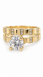 10 KT ANILLOS DE COMPROMISO DE MUJER