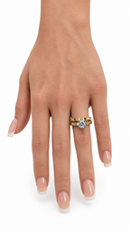 10 KT ANILLOS DE COMPROMISO DE MUJER