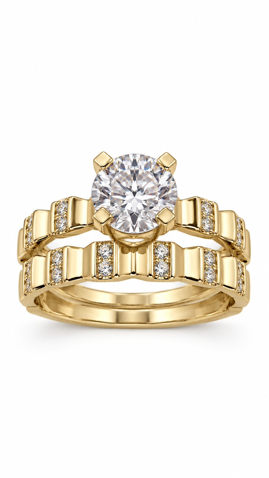 10 KT ANILLOS DE COMPROMISO DE MUJER