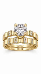 10 KT ANILLOS DE COMPROMISO DE MUJER