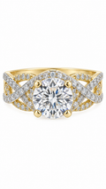 10 KT ANILLOS DE COMPROMISO DE MUJER