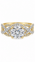 10 KT ANILLOS DE COMPROMISO DE MUJER