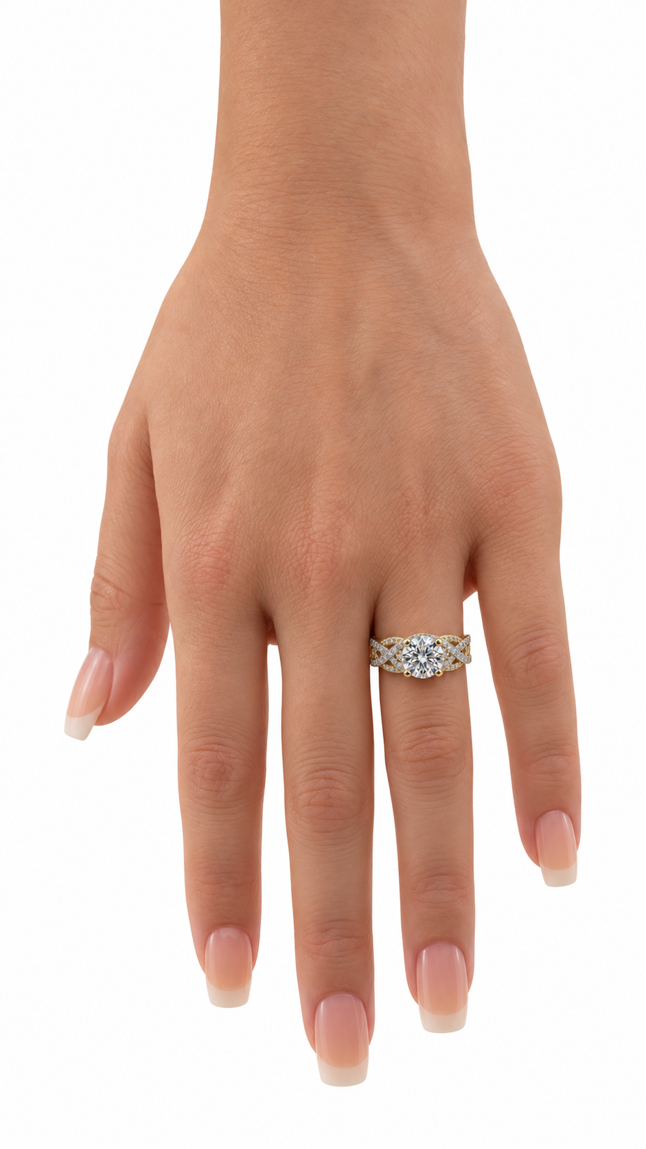 10 KT ANILLOS DE COMPROMISO DE MUJER