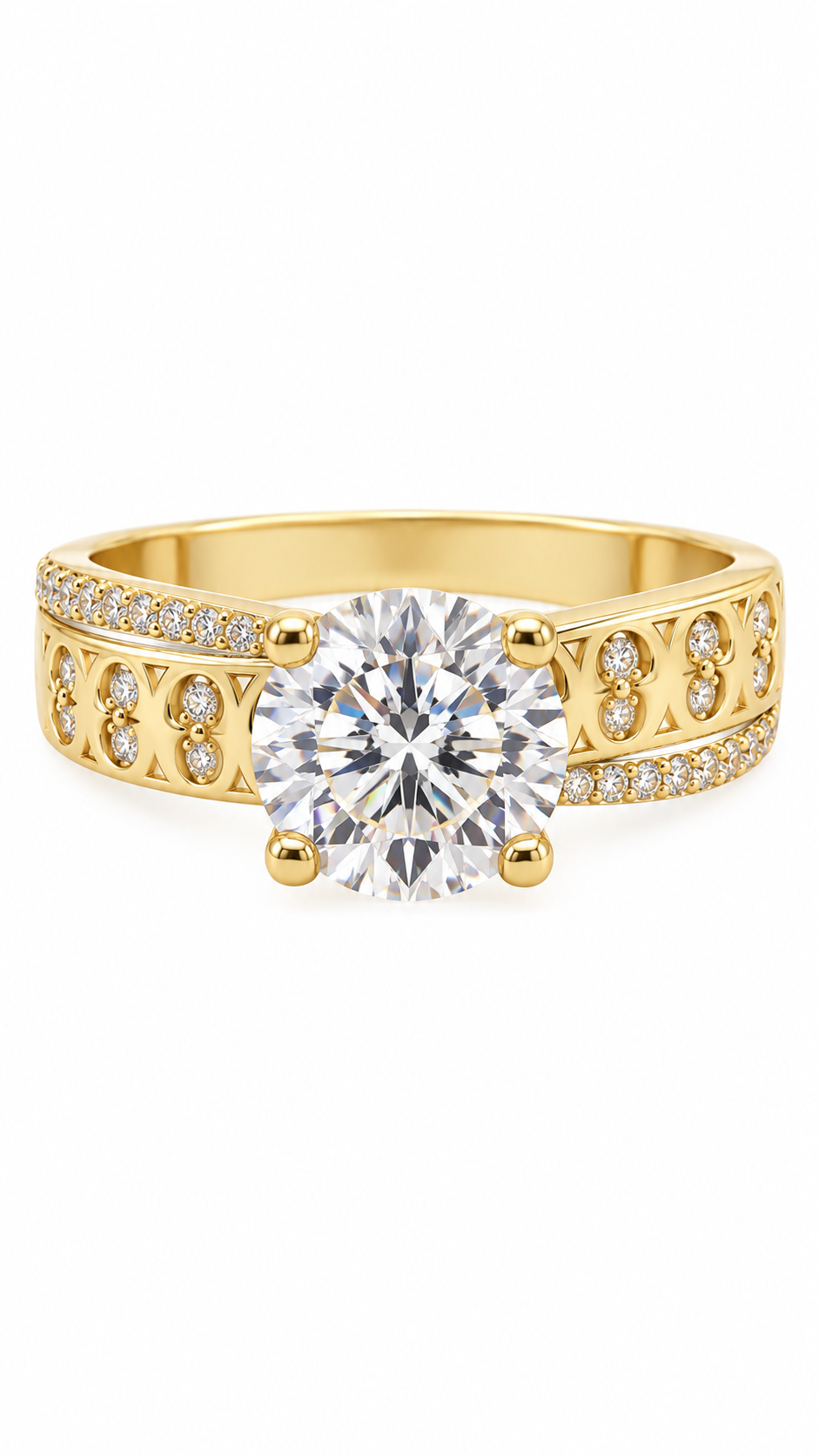 10 KT ANILLOS DE COMPROMISO DE MUJER