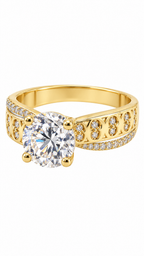 10 KT ANILLOS DE COMPROMISO DE MUJER