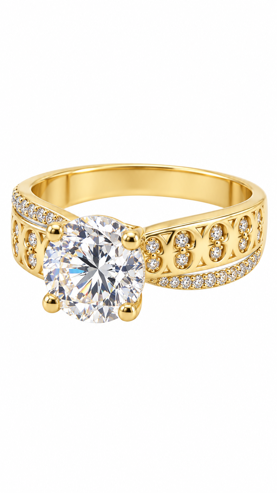 10 KT ANILLOS DE COMPROMISO DE MUJER