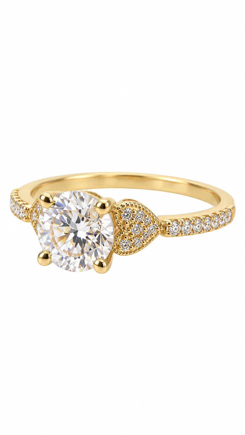 10 KT ANILLOS DE COMPROMISO DE MUJER