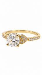 10 KT ANILLOS DE COMPROMISO DE MUJER
