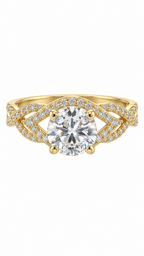 10 KT ANILLOS DE COMPROMISO DE MUJER