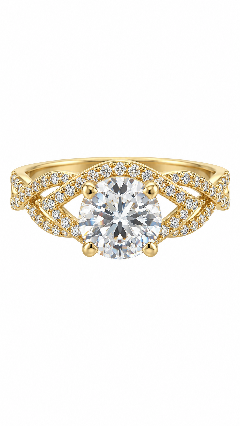 10 KT ANILLOS DE COMPROMISO DE MUJER