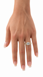 10 KT ANILLOS DE COMPROMISO DE MUJER