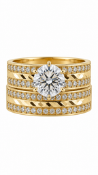 10 KT ANILLOS DE COMPROMISO DE MUJER