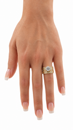 10 KT ANILLOS DE COMPROMISO DE MUJER