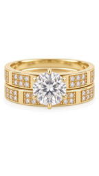 10 KT ANILLOS DE COMPROMISO DE MUJER
